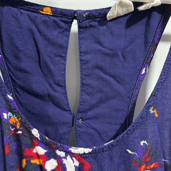 Roxy Floral Print Dress with Cut Out Back - Picture 4 of 7